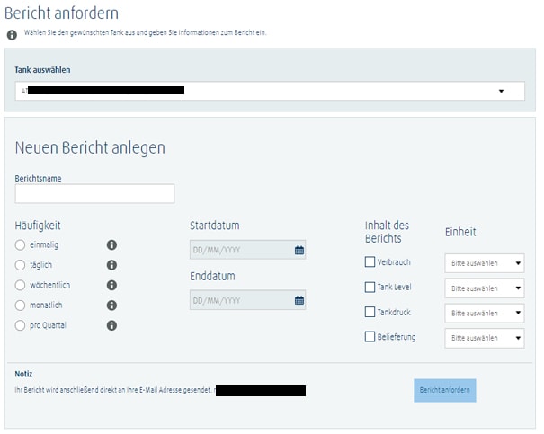Bericht anfordern