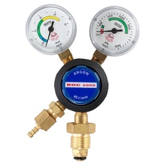 BOC 6000 Argon Gas Regulator With Vertical Inlet - 45 L/min