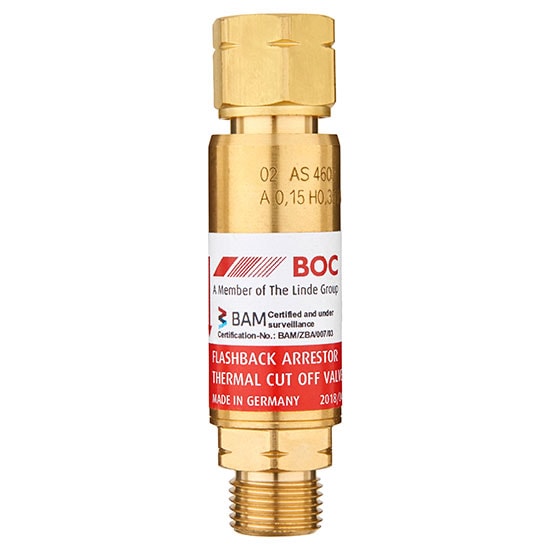 Boc Standard Flow Regulator End Fuel Gas Flashback Arrestor Boc Gas