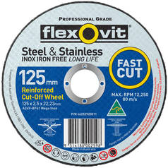 Flexovit A24V-BF41 Mega Inox Premium Cutting Disc