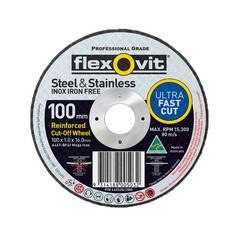 Flexovit A46T-BF41 Ultra Thin Mega Inox Premium Cutting Discs