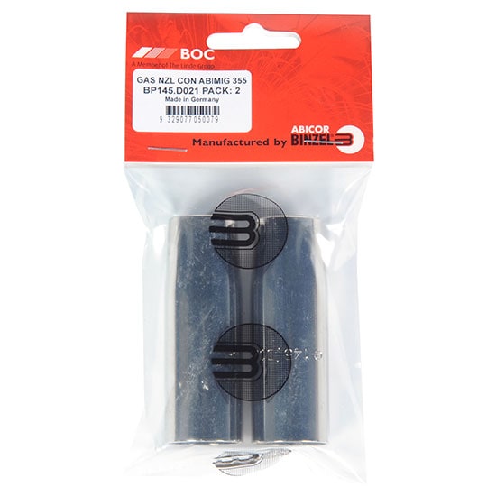 Binzel Abimig 355 18mm Gas Nozzles - Pack of 2 | BOC Gas