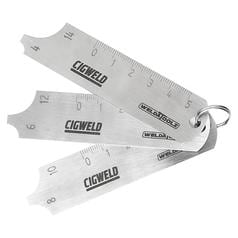 CIGWELD 3-PCE SS Fillet Welding Gauge CIGWELD 3-PCE SS Fillet Welding Gauge
