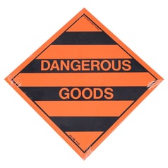 Dangerous Goods Hazchem Metal Sign