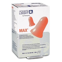 Howard Leight Max Uncorded Earplug Bulk Refill for Leight Source 500