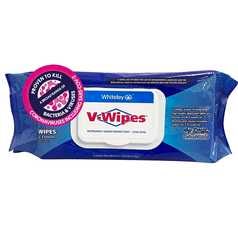 V Wipe disinfectant wipes [carton of 12 packs]