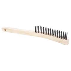 Flexovit Industrial Wire Brush with Wooden Handle