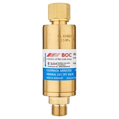 BOC High Flow Regulator End Oxygen Flashback Arrestor