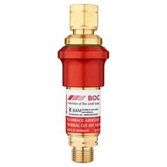 BOC Resettable Standard Flow Regulator End Fuel Gas Flashback Arrestor