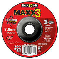 Flexovit Maxx3 NQ24Q Grinding Wheels