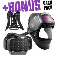 3M Speedglas G5-01TW Welding Helmet with Heavy-Duty Adflo PAPR + Backpack