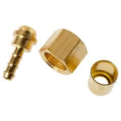 BOC Connector Hose Crimp: 5mm 5/8