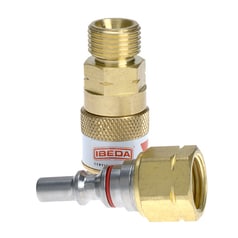 Ibeda Fuel Gas Quick Action Coupler