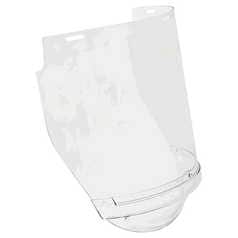 UniSafe Flared Clear Visor with Chinguard