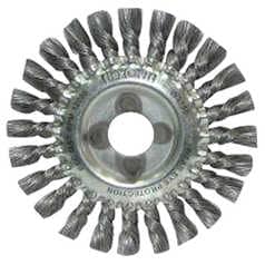 Flexovit Twist Knot Pipeline Wheel Wire Brush