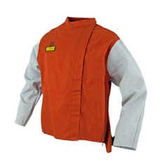 Elliotts Wakatac Proban Welding Jacket with Chrome Leather Sleeves
