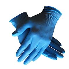 Bob Dale Gloves Nitrile 6M Orange Disposable Gloves