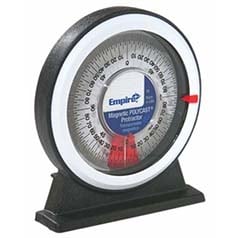 Empire Level Durable Polycast 1° Magnet Protractor