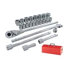 Gray Tools 3/4 in Dr. 26 Piece 12 Point SAE Socket Set