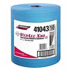 Kimberly-Clark® Wypall® X80 475 Sheets Blue Wiper