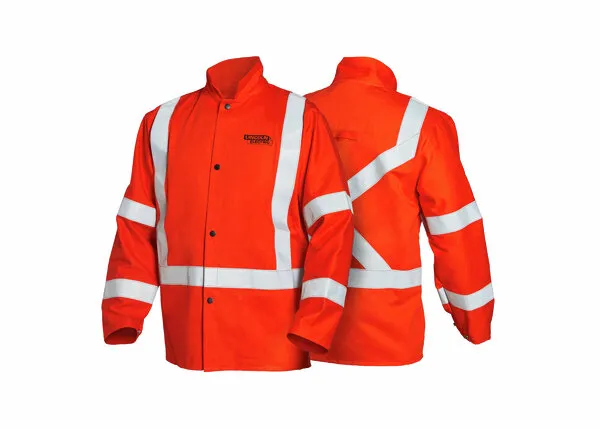 LincolnElectric®  High Visibility FR Orange Jacket with Reflective Stripes