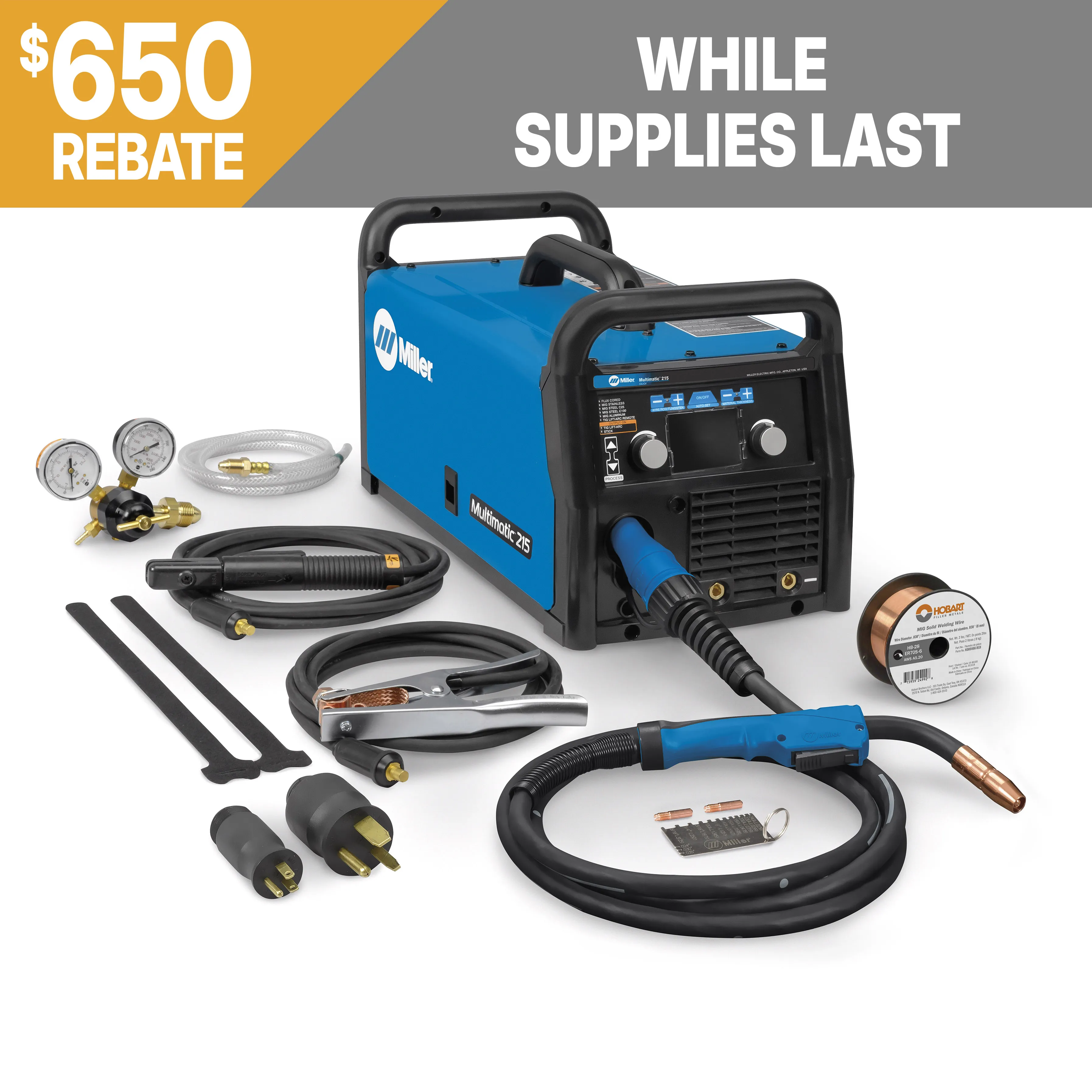 ミミ Miller® Multimatic® 215 MIG Welder | Linde Canada Inc