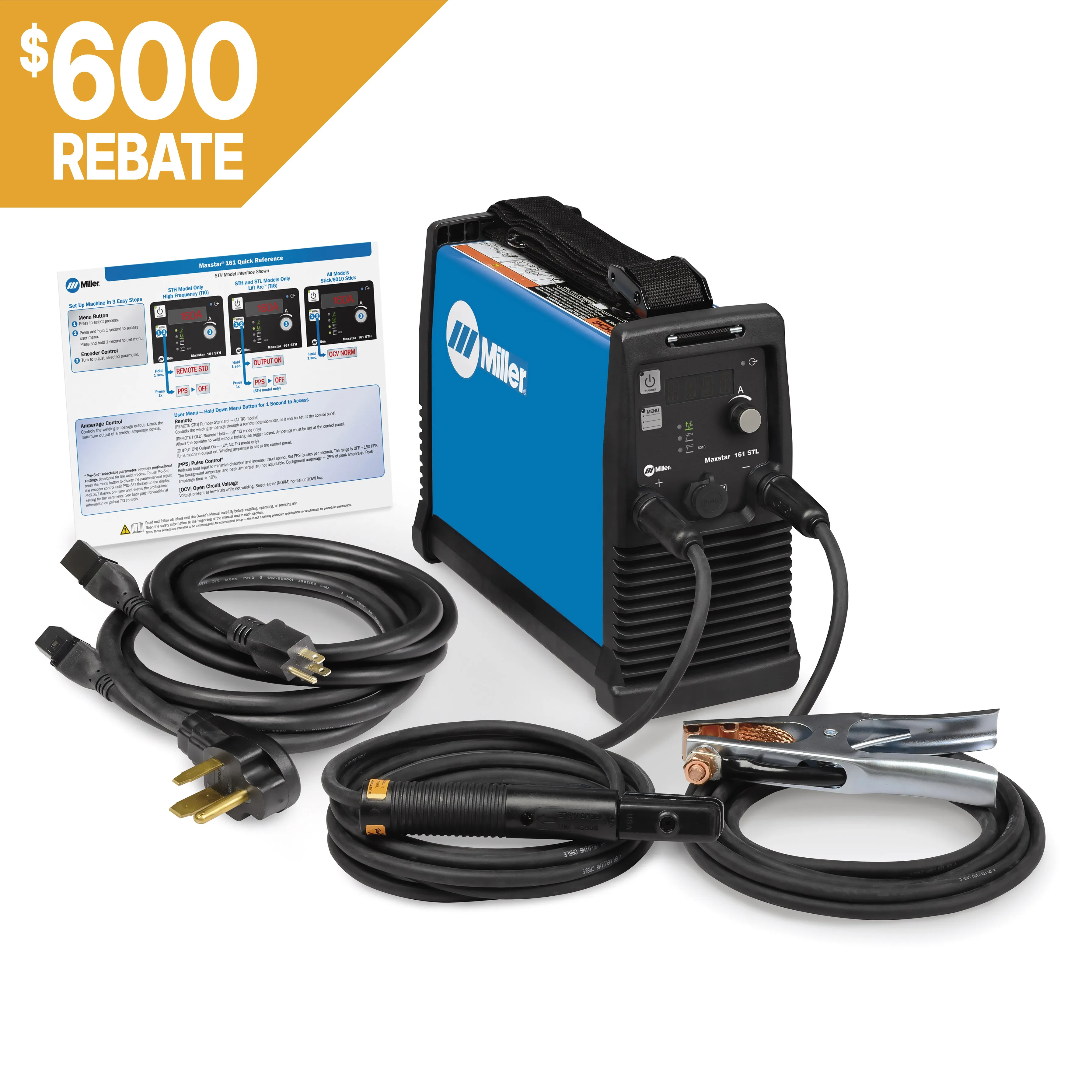 Miller® Maxstar® 161 STL 120-240 V | Linde Canada Inc
