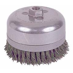 Osborn Double Row Knot Wire Cup Brush
