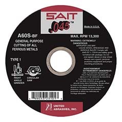 UA® Sait® A60S Cutting Disc