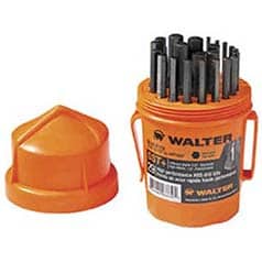 Walter SST™ Jobber's Length 118° Quick Shank Drill Bit Set
