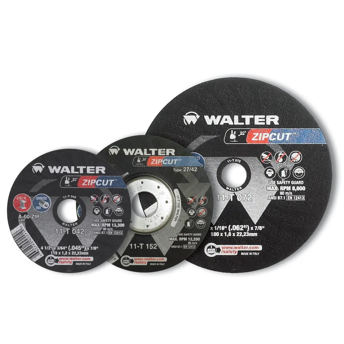 Walter Zipcut™ T1 4-1/2 x 7/8 in Cut-Off Disc | Linde Canada Inc