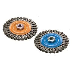 Walter Wheel Brush with Knot-twisted Wires