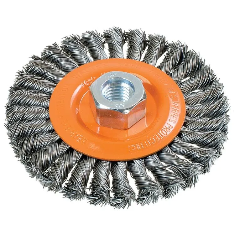 Walter Wheel Brush with Knot-twisted Wires