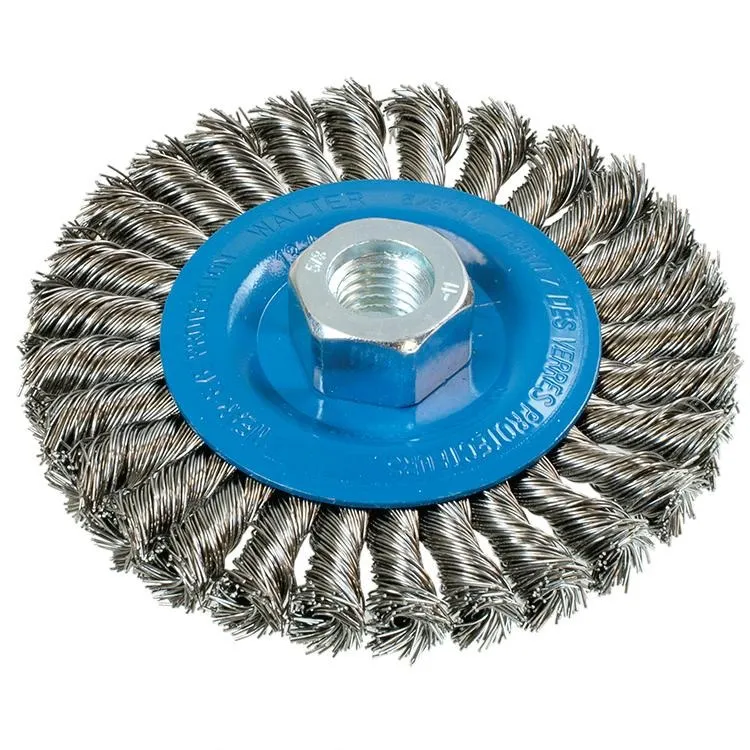 Walter NF Metals Wheel Brush with Knot-twisted Wires