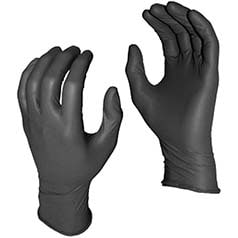 Grease Monkey 5555PF Black Heavyweight Nitrile Powder-Free Gloves