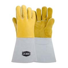 Ironcat® 9060 Ironcat Top Grain Elkskin Leather Welder's Glove with Cotton Foam Liner and Kevlar Stitching