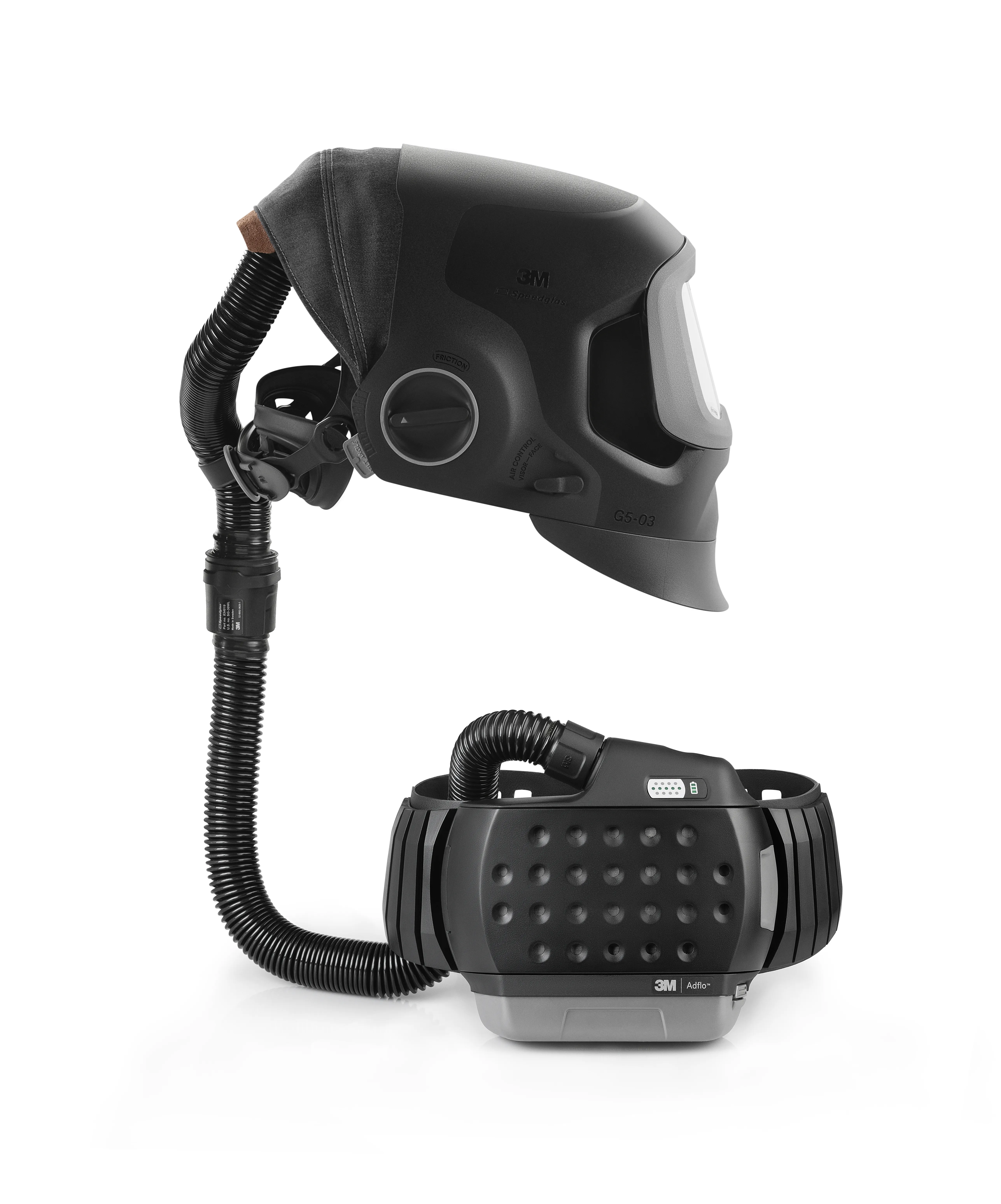 3M™ Speedglas™ G5-03 Pro-Air Welding Helmet with 3M™ Adflo™ PAPR