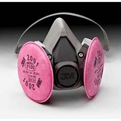 S6 Assemblage de respirateur demi-masque; Moyenne 3M™