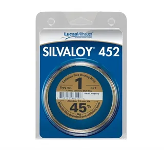 Baguette de brasage SILVALOY 452 FLUX COATED (BLUE)