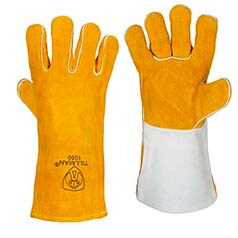 Gants de soudage à l'électrode ProStar™, refente de cuir de vache de premier choix, doublure en coton