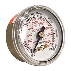 Victor® 1424 Gold Tint Regulator Gauge