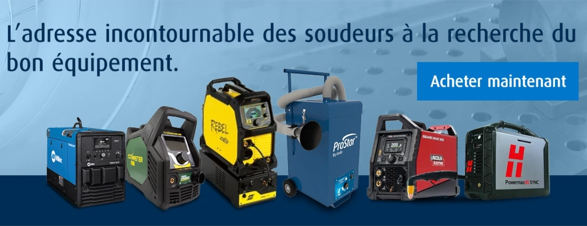 L’adresse incontournable des soudeurs à la recherche du bon équipement.