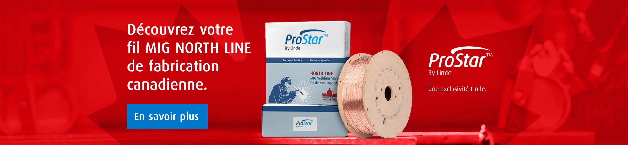 Fil MIG NORTH LINE de fabrication canadienne.