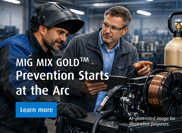 MIG MIX GOLD™: Are You Leaving Welding Productivity on the Table?