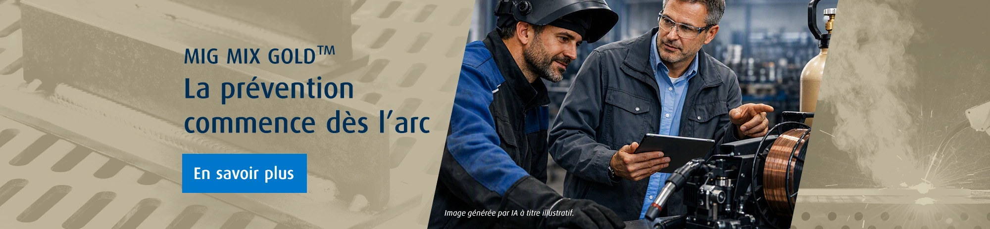 MIG MIX GOLD™ : Passeriez-vous à côté d’un gain de productivité en soudage ?