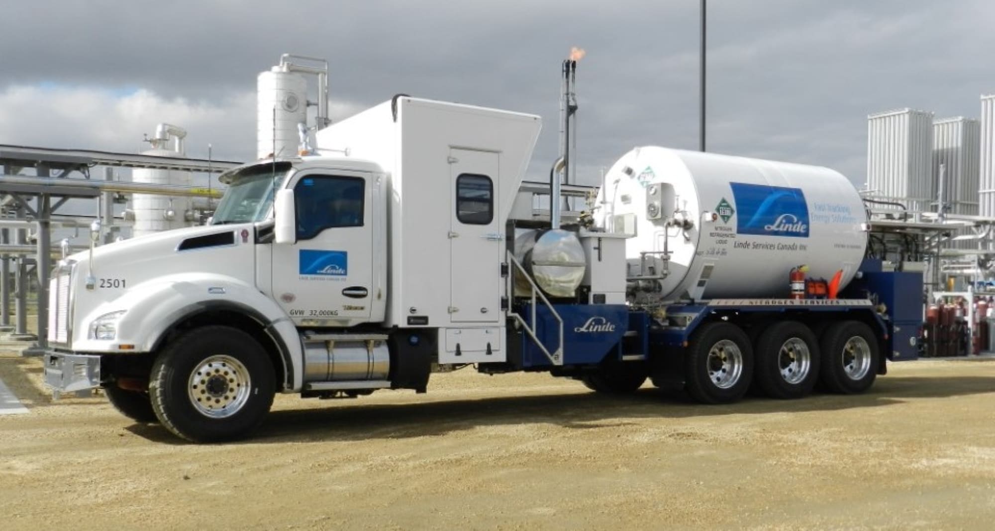 Linde Services New Pumper Truck