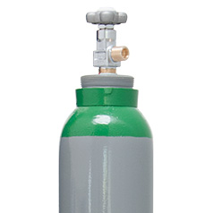 Gase-Kaufen mobil medizinischer Sauerstoff mit Mediselect 25 Druckregler  und Maske, 2 Liter