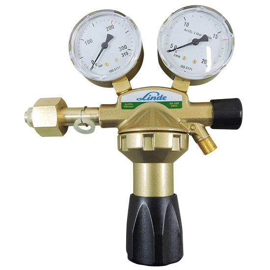 Produktbild von Sauerstoff-Druckminderer – 0-200 Bar, 0,5-10 Bar Ausgang, Manometer 50 Mm, 30 M³/h Durchsatz, G1/4 Ausgang, Sicherheitsventil
