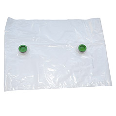 Atembeutel 20 L transparent, 2 Anschlüsse