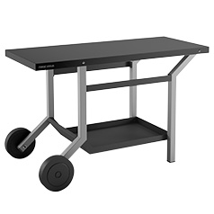 Table roulante black/grey